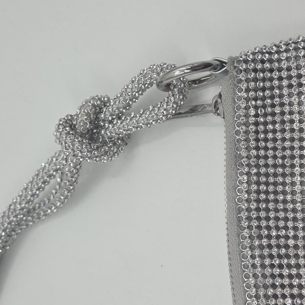 Elegant Silver Rhinestone Women's Bag - Picture 15 of 16